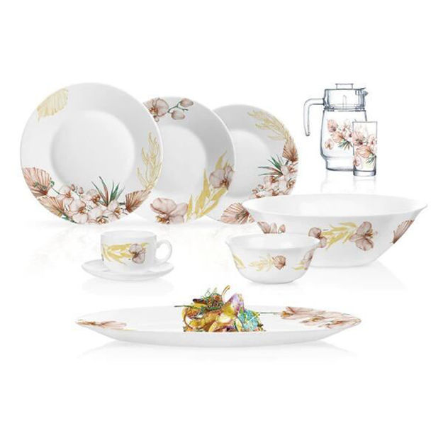 Picture of LUMINARC TEMPERED ESSENCE FLOROSA DINNER SET 46'S V0692