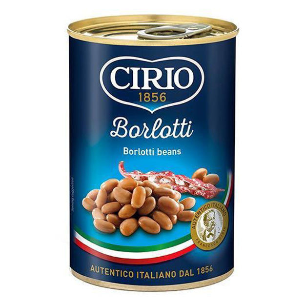 Picture of CIRIO BORLOTTI BEANS 410G (ALMOST PERFECT)