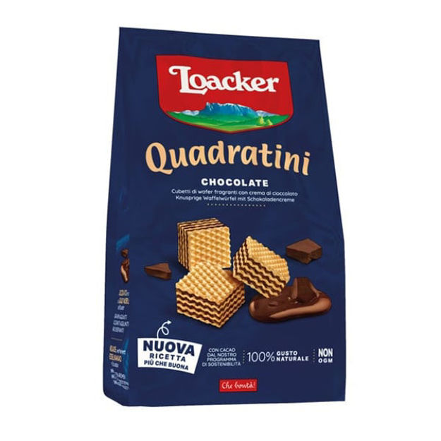 Picture of LOACKER QUADRATINI WAFER CHOCOLATE 125G