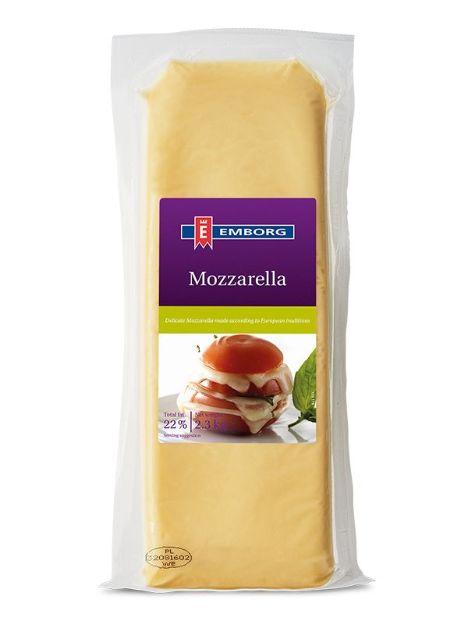Picture of EMBORG MOZZARELLA CHEESE BLOCK 2.5KG