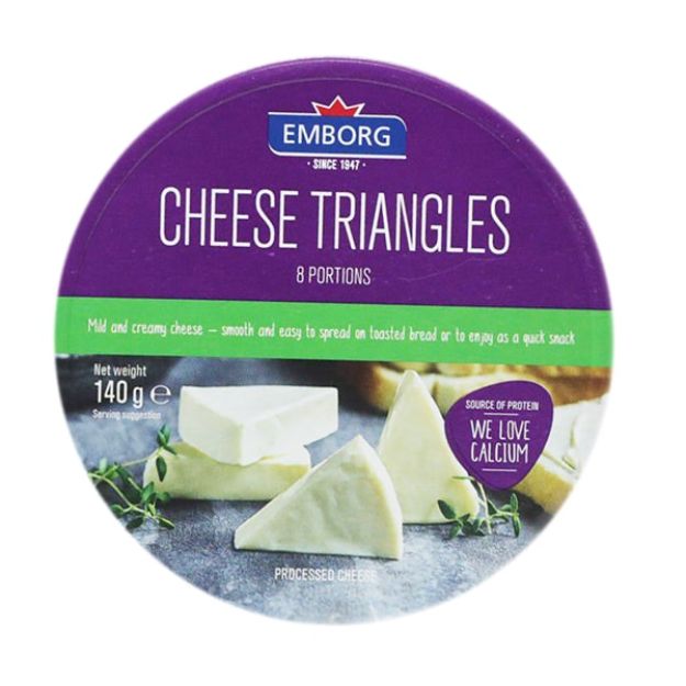 Picture of EMBORG CHEESE TRIANGLE F.I.D.M 40% 140G