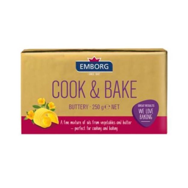Picture of EMBORG COOK & BAKE BUTTERY 80% FAT 200G