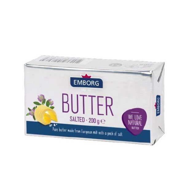 Picture of EMBORG BUTTER SALTED 80% FAT 200G