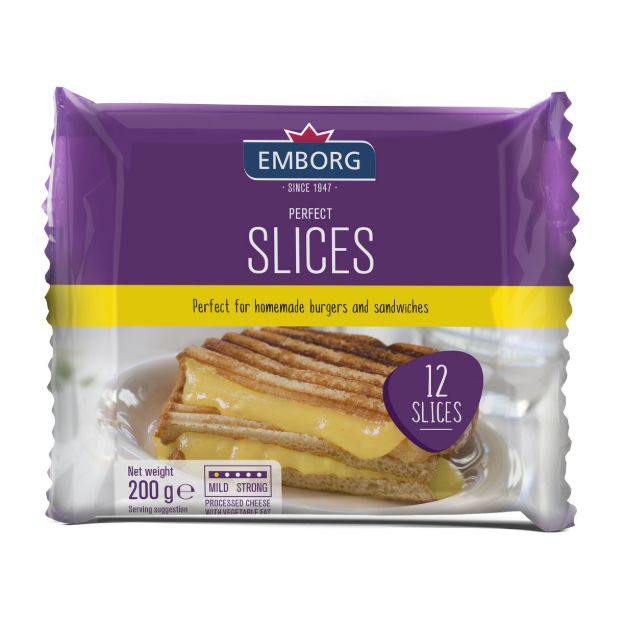 Picture of EMBORG PERFECT SLICED CHEESE 200G